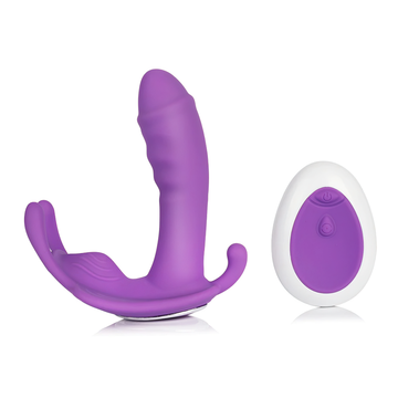 Remote Control Dildo Vibrator For Women / Wireless Wearable Female Masturbator - EVE's SECRETS